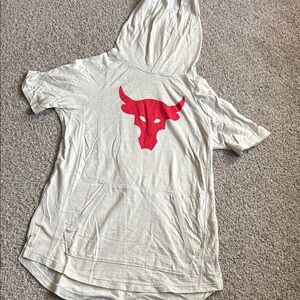 Kids Grey Hoodie with Red Bull Logo